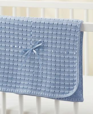 EASH12-B Sky Waffle Shawl with Hanger and Ribbon