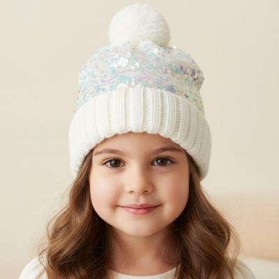 FK10C210W  Infant Sequin Hat  (2-6 years)