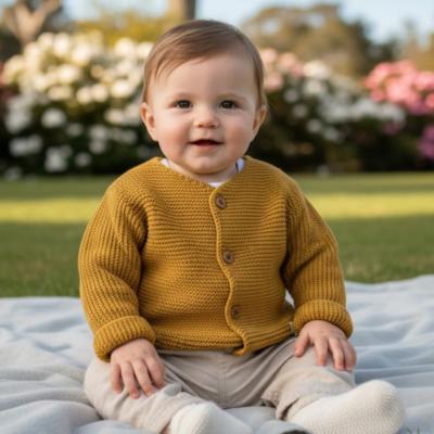 HGD07149M  Organic cardigan  (0-12 months)