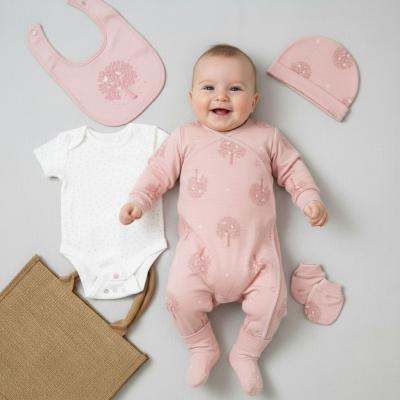 HGE08703-P  Organic Layette Set  "Tree"  (Nb - 9 months)