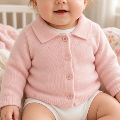 JF10-584p Pink Cardigan (Newborn - 9 months)