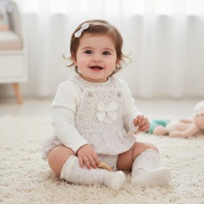 JF2020-2661 Jacquard Pinafore and Blouse Set (Nb - 9 months)