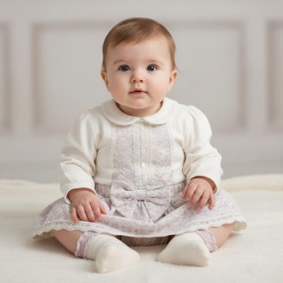 JF2020-2664 Jacquard Skirt and Blouse Set (Nb - 9 months)