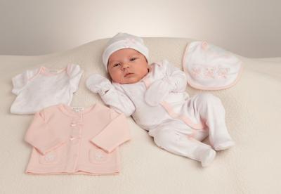 JF25-1389P  Animals 6 Piece Layette Set   (0-6m)