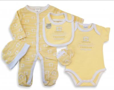 JT9708Y  "Welcome" 5 Piece Layette Set  (0-3 months)