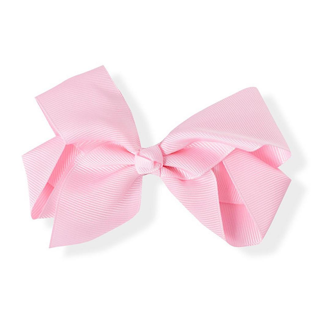 Kids Club London HC130BABYPINK * KCHC130-P Baby Pink Grosgrain  Bow Clip