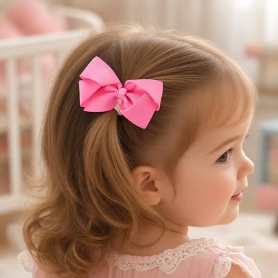 KCHC130F Fuchsia Bow Hair Clip