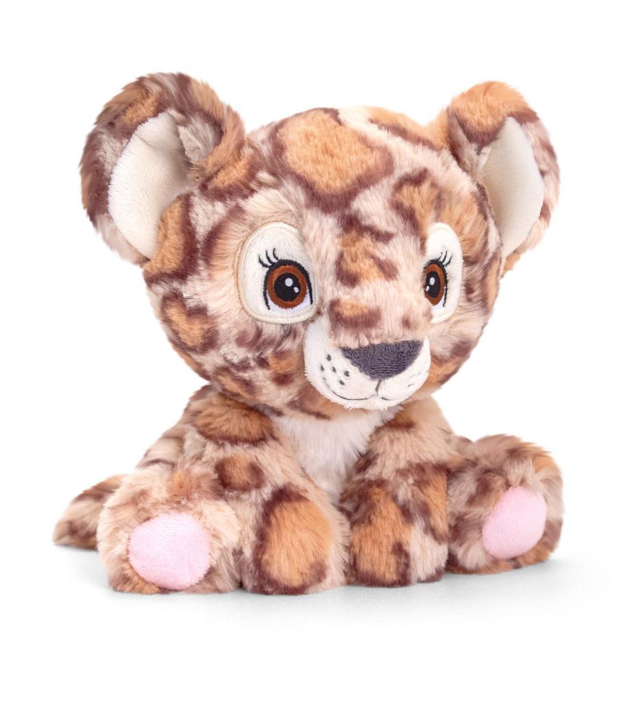 Keel Toys SE1087 5027148010871 KTSE1087 16cm Eco Adoptable World Clouded Leopard