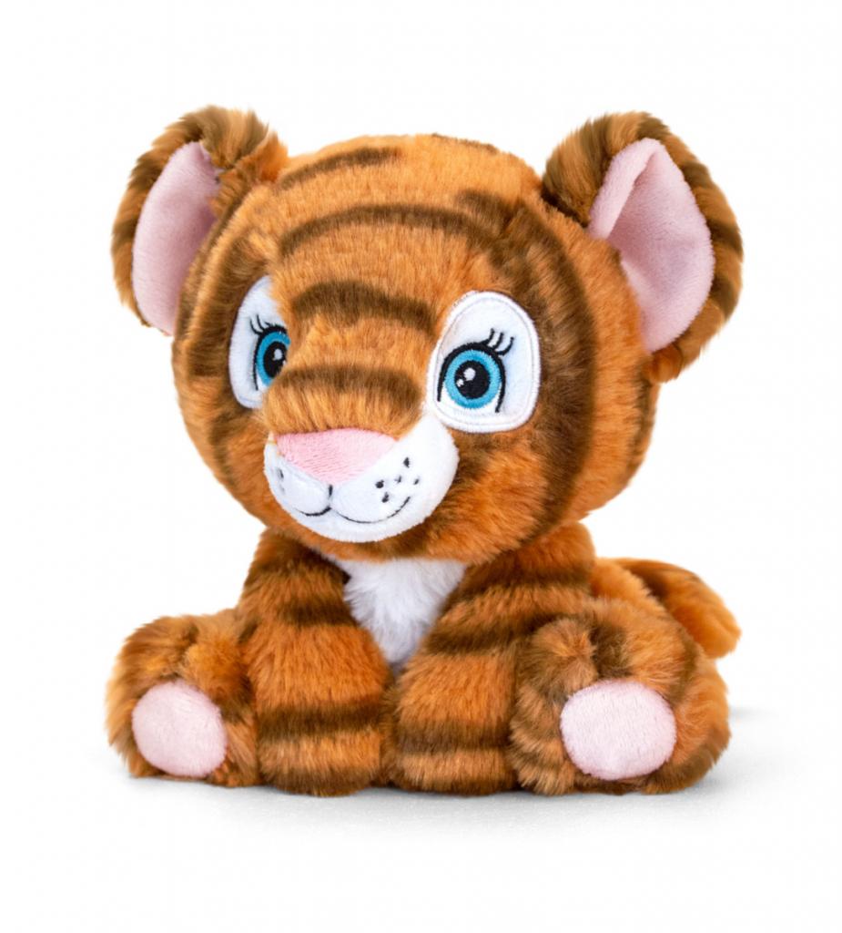 Keel Toys SE1092 5027148010888 KTSE1093 16cm Eco Adoptable World Tiger