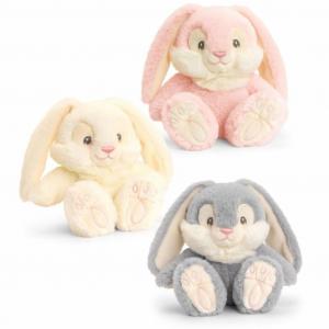 KTSE1361  15cm KeelEco Patchfoot Rabbits  (3 Asst)