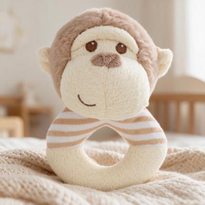 KTSE2076 KeelEco 14cm Marcel Monkey Ring Rattle (100% Recycled)