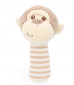 KTSE2077  KeelEco 14cm Marcel Monkey Stick Rattle  (100% Recycled)