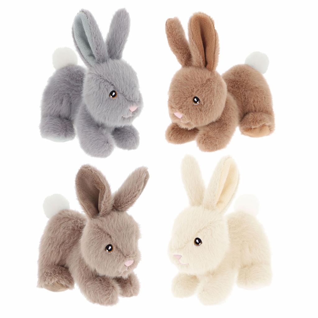 Keel Toys SE3706 * KTSE3706 KeelEco 14cm Bunny Pets Assortment(100% Recycled)