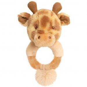 KTSE6719   14cm KeelEco Huggy Giraffe Ring Rattle 