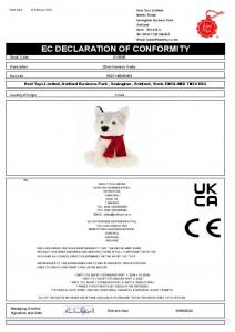 Keel Toys SX3545 * KTSX3545 20cm Keeleco Husky