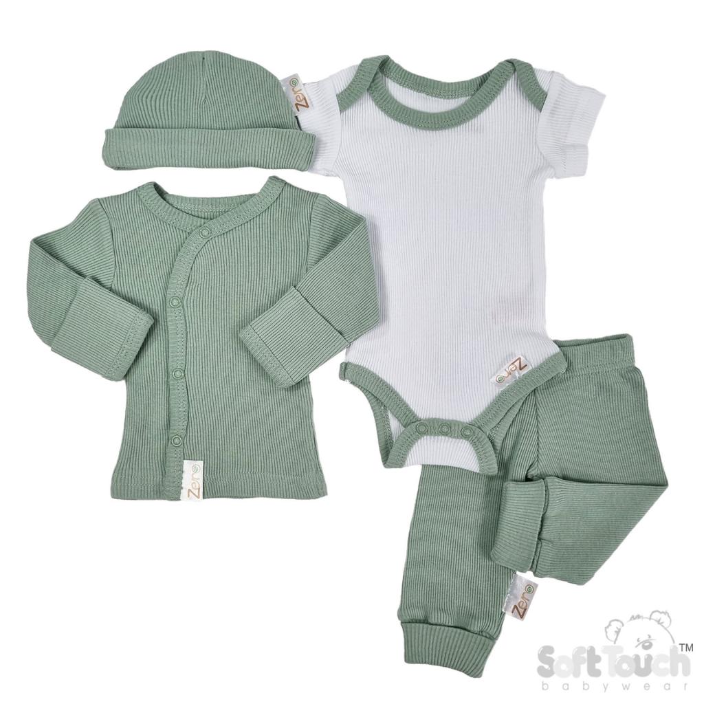 Soft Touch 4PR10-BI LBWSTPR12-SG Sage Green Four Piece Set (3.5kg)