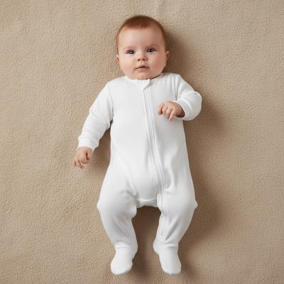 LD014W Classic Zip Velour All In One (0-9m)
