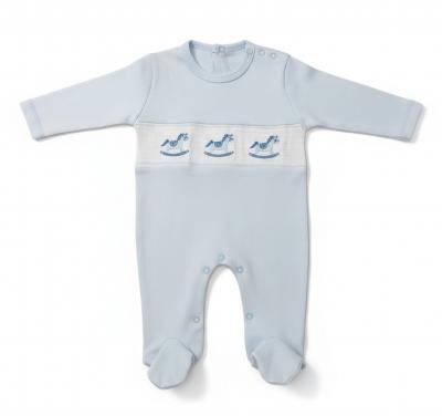 LD10087-S  Sky Smocked Rocking Horse All In One   (0-9m)