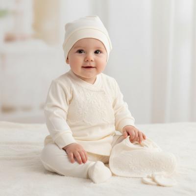LD15007-I  Ivory Five Piece Outfit  (0-9 months)