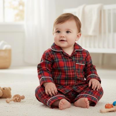 LD3159  Tartan Pyjamas  ( 0-24 months)