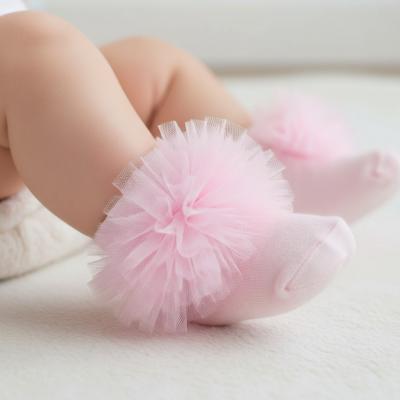 LD3480-P Pink Tutu Ankle Socks (Choose Size 0-24)