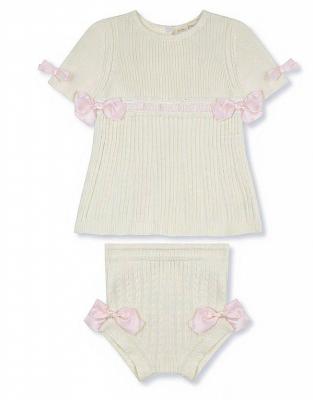LD52021-IV  Fine Knit Spanish Set  (0-24 months)