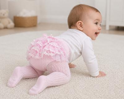 LD5237P  Pink frilled tights  (choose)