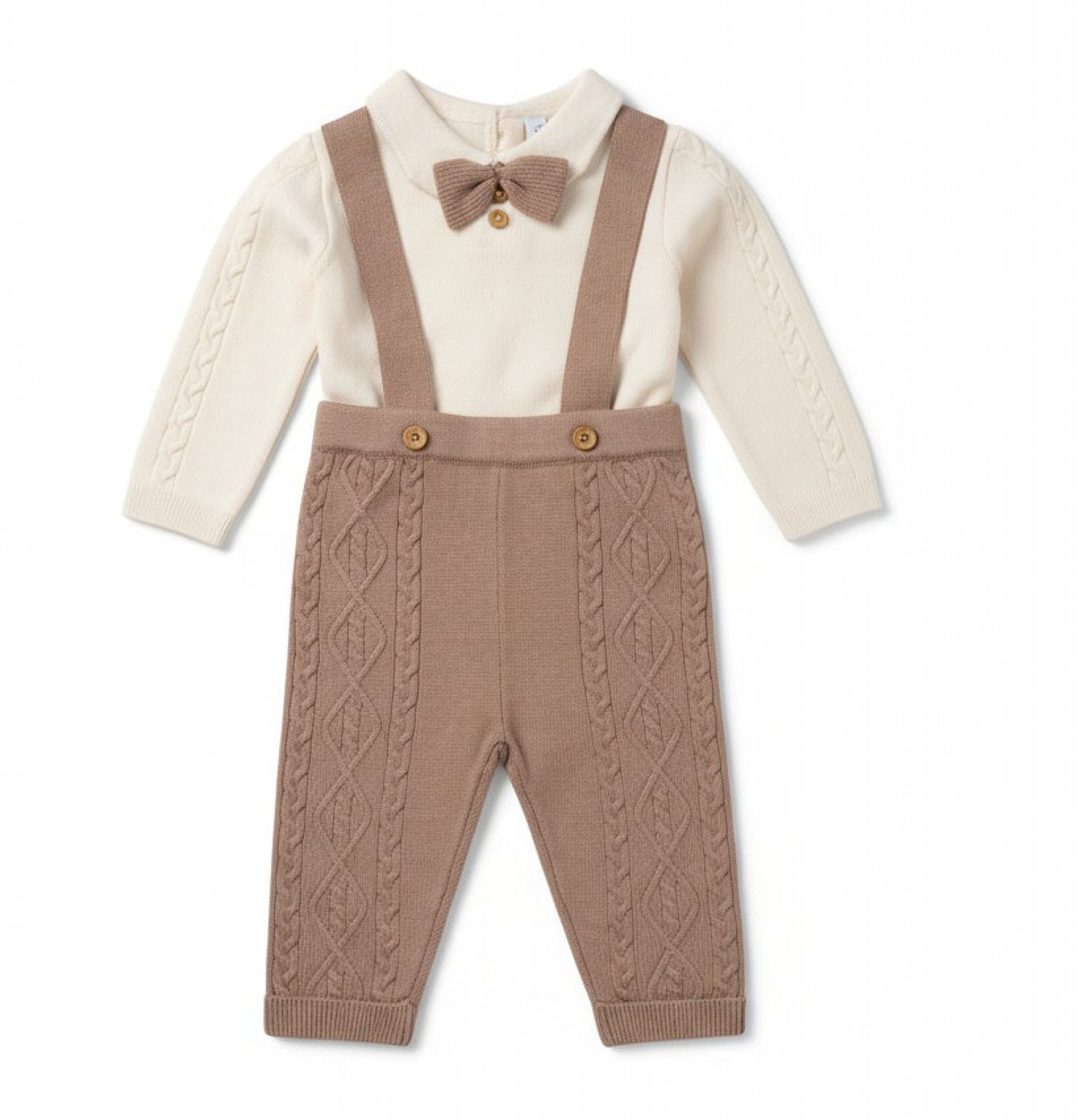 Little Gent E07665 LGE07665 Dungaree Knit set(0-12 months)