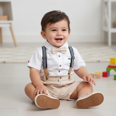 LGH13739A   Bow Tie Set with Braces  (9-24 months)