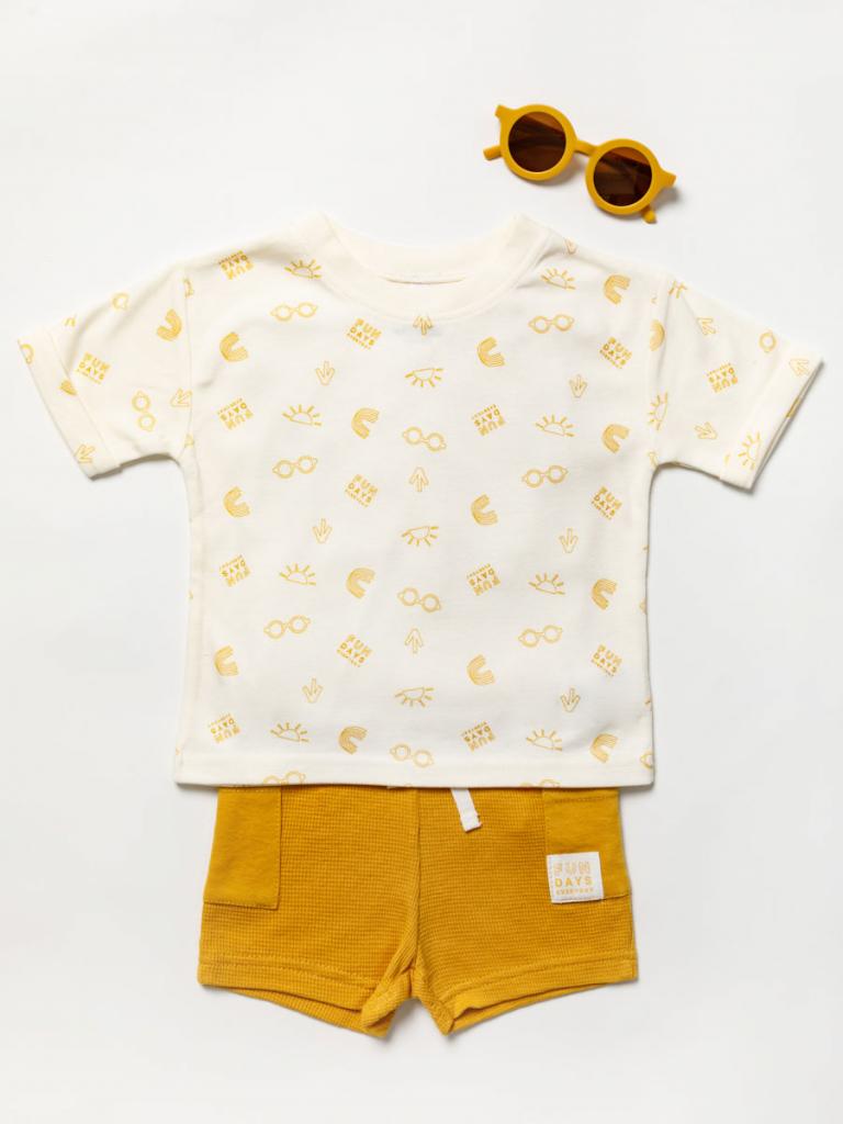 Little Gent B04599 * LGB03899 Holidays shorts set with glasses(3-18 months)