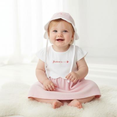 LJB03962P  Sundress and Hat  (0-12 months)