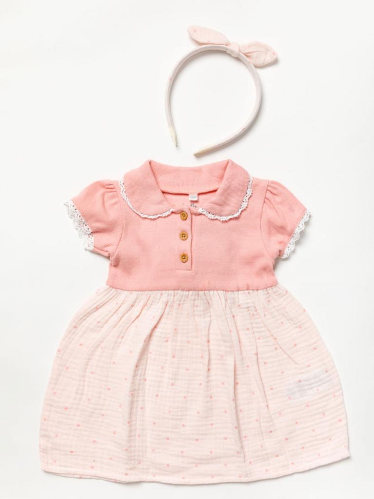 Lily & Jack B03975 * LJB03975 Dress with headband (3-24 months)