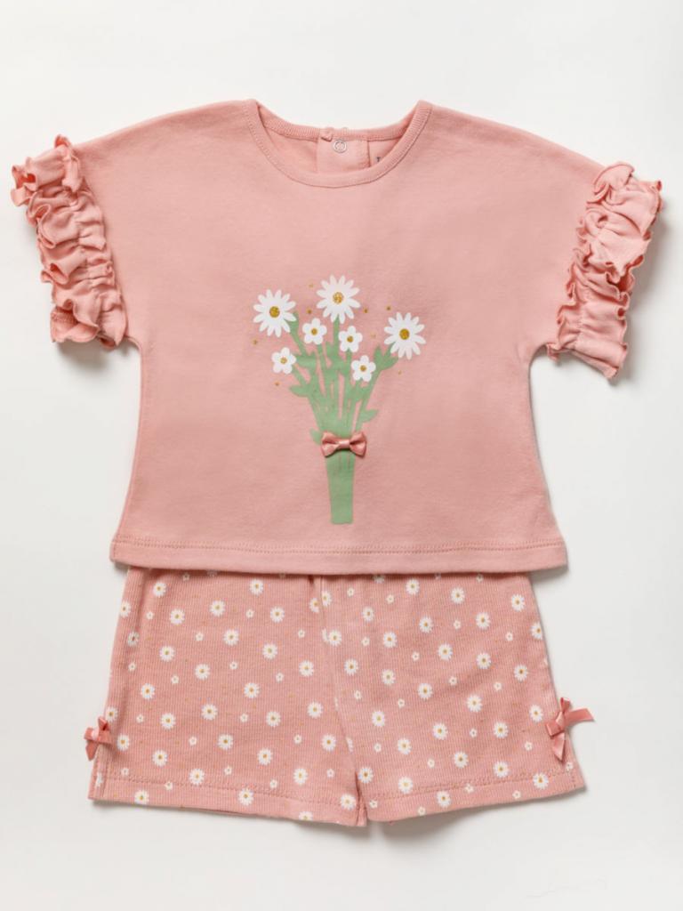Lily & Jack B04049 * LJB04049 Daisy Shorts Set (6-24 months)