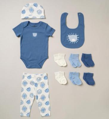 Lily & Jack D07436  LJD07436B  "Lion" Ribbed 10 Piece set(NB - 6m)