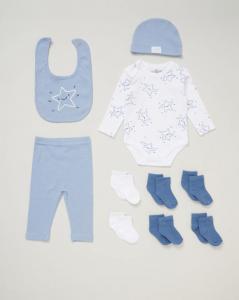 Lily & Jack E08373 * LJE08373-B "Star" 10 Piece Gift Set (Newborn-6 months)