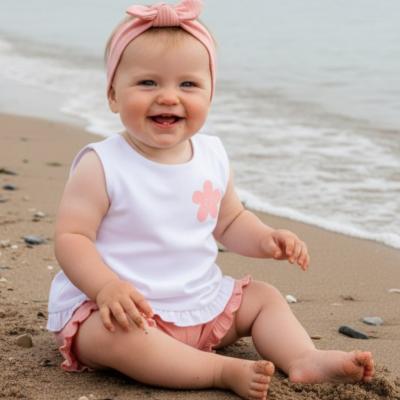 LJF09156B  Wrap Back Shorts Set  (9-24 months)