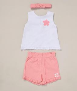 Lily & Jack F09156 NB 5056756554378 LJF09156-B Wrap Back Shorts Set (9-24 months)