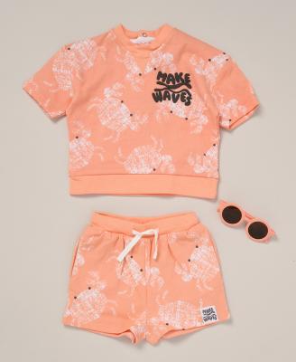 LJF10223C  "Make Waves" Shorts Set  (2-4 years)