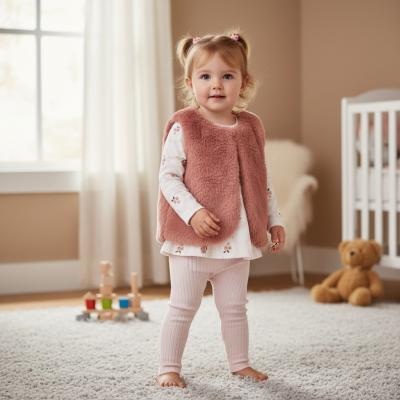 LJG10743  Floral Gilet Set  (2-5 years)