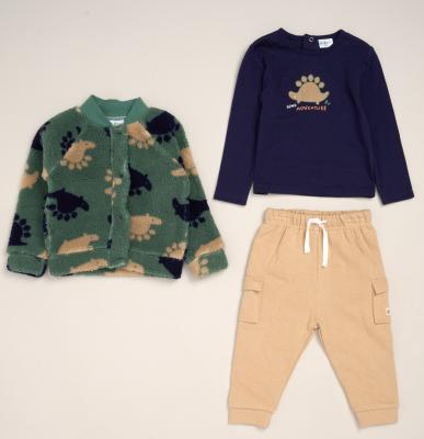 Lily & Jack G11548INF * LJG11548-A Stegasaurus Three Piece Set (12-24 months)