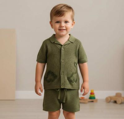 LJH13283B  True Knit Dinosaur Cotton Set (2-4 years)