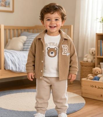 LJJ16011 Corduroy jacket trousers and top (2-4 years)