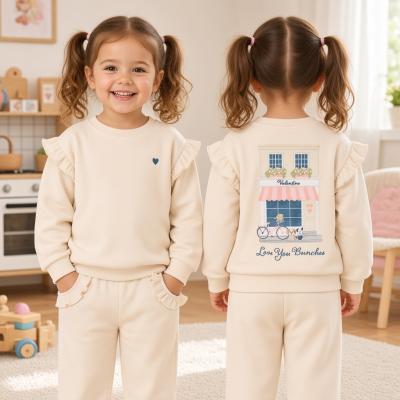 LJJ16876 Flower and Frills Jog Set (2-4 years)