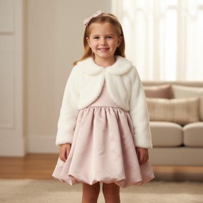 LMG11217-P Puffball Dress and Jacket Set (3-5 Years)