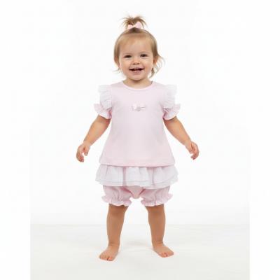 MB5241A  Dobby Frill  Shorts and Top (12-24 months)