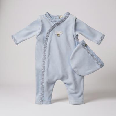 MB5381AS  Brocade Overall 3 Piece Set  (1-6 months)