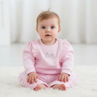 MB5547  Diamante Frill Jog Set  (3-9 months)