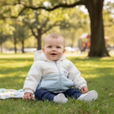 MB5611  Block Coloured  Summer  Coat  (3-9 months)