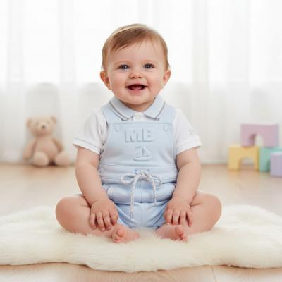 MB5839A   3D "MB Boat" Dungaree Set  (12-24 months )