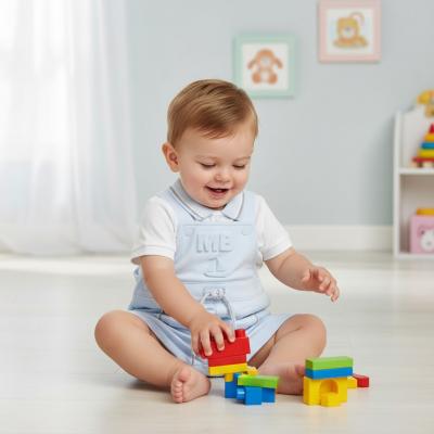 MB5839S  "MB Boat" Dungaree Set  (3-9 months)